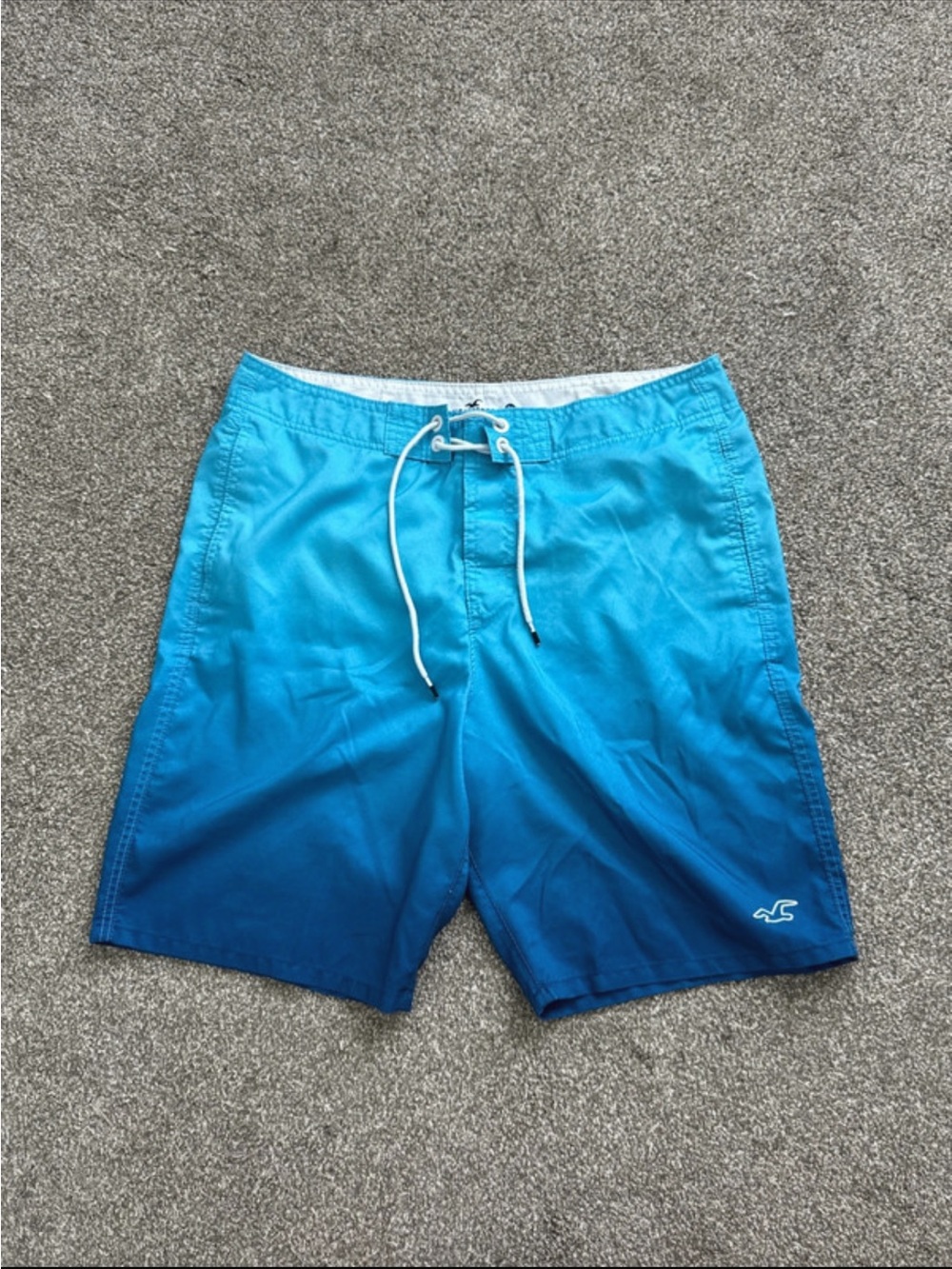 Hollister Blue Ombre Swim Shorts - Men